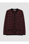 Timeless Clothing & Timeless Choices Zero Roba Collar Embroidered Women's Knitwear Cardigan - 6