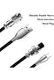 كيبل USB C ملفوف مخصص [مطور] لكيبورد الالعاب من جينهيك، كيبل كيبورد ميكانيكي مع افياتور معدني قابل ل - 2