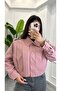 Pleated Short Lined Trench Coat Jacket - 3