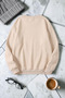 Unisex Leopard Patterned Heart Printed Crew Neck Sweatshirt - 3