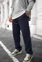 Men's Relaxed Fit Wide Leg Elastic Waist Winter Knitted Sweatpants - 4