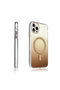 iPhone 15 Pro Max Case Color Gradient Magsafe Camera Raised Silicone Cover - 6