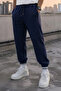 Men's Regular Winter Sweatpants with Wool Inside, Comfortable Cut, and Elastic Cuffs - 5