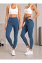 Women's 2-Pack Tummy Control High-Waisted Sports Leggings – Fitness, Pilates, and Casual Women's Leggings