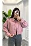 Pleated Short Lined Trench Coat Jacket - 4
