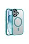 iPhone 16 Plus Case Magsafe Supported Camera Raised Matte Anti-Fingerprint Silicone Case