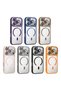 iPhone 17 Pro Max Case with Camera Stand, Magsafe Compatible, Transparent Back, Silicone Cover - 3