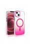 iPhone 13 Case Color Transition Magsafe Camera Raised Silicone Cover - 4