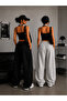 2 Pieces (Black-Grey) New Season Women's Sweatpants Reflecting the Style - 2