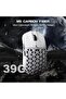 ماوس العاب لاسلكي M5 الترا من الياف الكربون 8KHz بمستشعر PAW3950MAX 42K DPI، 39G خفيف الوزن ثلاثي ال - 4