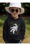 Children's Astro Printed Hoodie Hooded Sweatshirt Combed Cotton Fabric 3 Yarns Raised Fabric Unisex Winter Sweatshirt