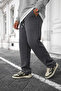 Men's Relaxed Fit Wide Leg Elastic Waist Winter Knitted Sweatpants - 2