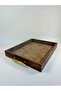 Premium Wooden Presentation Tray |   Special Design |   Decorative Gold Details