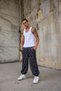 Men's Ribbed Cuff Loose Baggy Trousers - 5