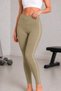 Women's 2-Pack Ribbed Detailed Gathering High Waist Sports Leggings – Fitness, Pilates, and Everyday Ribbed Leggings - 6