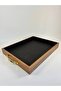 Premium Wooden Presentation Tray |   Special Design |   Decorative Gold Details