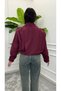 Pleated Short Lined Trench Coat Jacket - 8