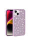 iPhone 14 Case with Glitter Diamonds and Raised Camera Silicone Frame - 5