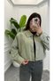 Pleated Short Lined Trench Coat Jacket - 2