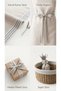 French Linen Ribbon / Decorative Ribbon / Special Occasion Decoration Ribbon 40mm - 25 Meters - 2