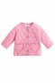 Girl's Heart Pocket Detailed Quilted Vest Pink