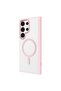 Galaxy S24 Ultra Case Magsafe Transparent Back Face Camera Raised Silicone Marçev - 4