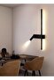 مصباح حائط داخلي بتصميم شريطي LED بسيط بطول 80 سم بإضاءة دافئة بدرجة 3000 كلفن، مصباح حائط لغرفة الن - 3