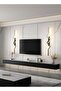 مصباح حائط داخلي بتصميم شريطي LED بسيط بطول 80 سم بإضاءة دافئة بدرجة 3000 كلفن، مصباح حائط لغرفة الن - 7