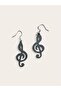 Music Note Earrings - 2
