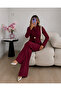 Gold Single Button Notched Lapel Jacket Trousers Blazer Suit - 2