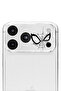 iPhone 17 Pro Compatible Full Coverage Transparent Glass Printed Camera Protection Lens Protector Tempered Glass