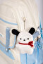 Korean Style Multi-Compartment School Bag Backpack with Teddy Bear Accessories for Elementary School Middle School High School - 4