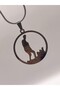 Steel Necklace with Ataturk Figure - 3