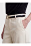 Esvab • Modern & Distinctive Women's Fabric Trousers with Belted Waist - 3