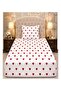 Elastic Fitted Sheet Set Heart Pattern - Leopard Pattern (Single & Double)
