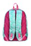 Pink Flamingo Girls' School Backpack Set - Green Background 2-Piece Set - 6