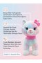 Meowing Colorful Plush Cat Toy - Soft Gift Cat Figure with Cute Bow - 4