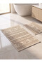 Esvab • Modern & Distinctive Elephant Embroidered Jacquard Bath Mat Set of 2