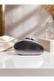 Platinum Color Rustic Material Design Evening Dress Clutch with Chain Strap Hand-Held Wedding Engagement Evening Bag - 2