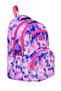 Batik Pink Purple Pattern Girls Backpack Set - Girls' Multi-Compartment Backpack and Lunch Bag - 3