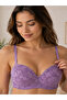 Strapless Lace Underwire Bra Without Support - 2