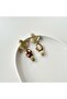 Leaf Drop Natural Stone Earrings - 4