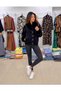 Women's a Quality Faux Fur Collar and Cuff Knitwear Cardigan - 5