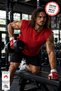Red Sportsman's Tank Top Unprinted Crew Neck Cotton Sleeveless Tank Top Men's - 3