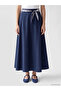 I Scarf Detailed Flared Skirt from Freezen Store
