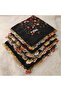 Handmade Needlework Writing, Scarf, Yemeni, Mevlit Cover, Head Cover, 4 Sides Embroidered, 100% Cotton, 100*100cm - 5
