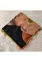 Handmade Needlework Writing, Scarf, Yemeni, Mevlit Cover, Head Cover, 4 Sides Embroidered, 100% Cotton, 100*100cm - 5