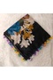 Handmade Needlework Writing, Scarf, Yemeni, Mevlit Cover, Head Cover, 4 Sides Embroidered, 100% Cotton, 100*100cm - 6