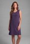Vienetta Women's Cotton Blend Home-Beach Dress Purple