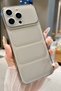 Iphone 13 pro max compatible, 17 pro max look, wide camera, camera bulge protection, soft perforated clear silicone phone case cover